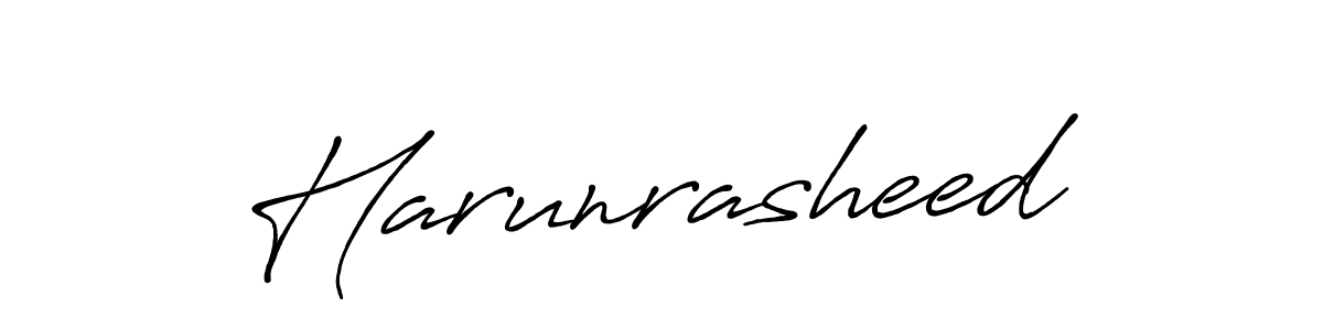 Harunrasheed stylish signature style. Best Handwritten Sign (Antro_Vectra_Bolder) for my name. Handwritten Signature Collection Ideas for my name Harunrasheed. Harunrasheed signature style 7 images and pictures png