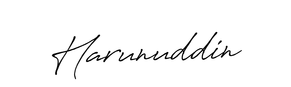 Make a beautiful signature design for name Harunuddin. Use this online signature maker to create a handwritten signature for free. Harunuddin signature style 7 images and pictures png