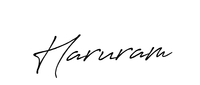 Here are the top 10 professional signature styles for the name Haruram. These are the best autograph styles you can use for your name. Haruram signature style 7 images and pictures png