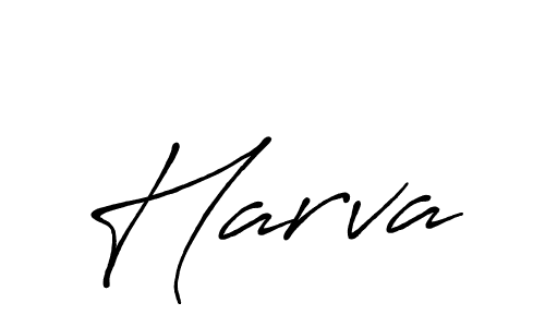 It looks lik you need a new signature style for name Harva. Design unique handwritten (Antro_Vectra_Bolder) signature with our free signature maker in just a few clicks. Harva signature style 7 images and pictures png