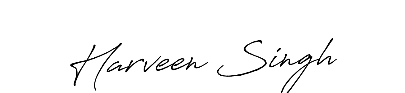 Harveen Singh stylish signature style. Best Handwritten Sign (Antro_Vectra_Bolder) for my name. Handwritten Signature Collection Ideas for my name Harveen Singh. Harveen Singh signature style 7 images and pictures png