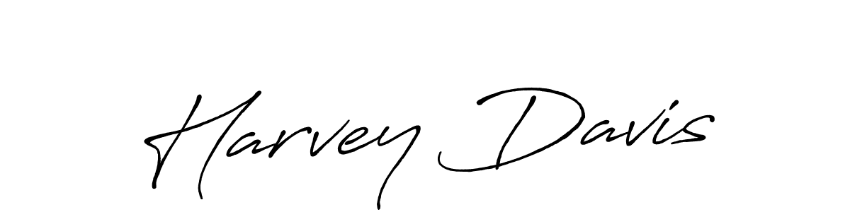 Make a beautiful signature design for name Harvey Davis. With this signature (Antro_Vectra_Bolder) style, you can create a handwritten signature for free. Harvey Davis signature style 7 images and pictures png