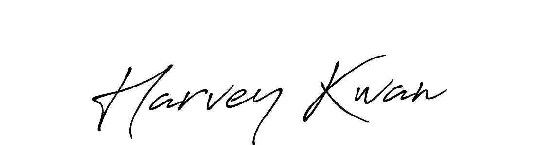 Use a signature maker to create a handwritten signature online. With this signature software, you can design (Antro_Vectra_Bolder) your own signature for name Harvey Kwan. Harvey Kwan signature style 7 images and pictures png