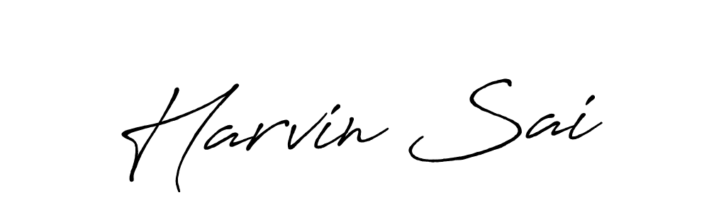 Antro_Vectra_Bolder is a professional signature style that is perfect for those who want to add a touch of class to their signature. It is also a great choice for those who want to make their signature more unique. Get Harvin Sai name to fancy signature for free. Harvin Sai signature style 7 images and pictures png