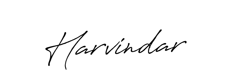 How to make Harvindar signature? Antro_Vectra_Bolder is a professional autograph style. Create handwritten signature for Harvindar name. Harvindar signature style 7 images and pictures png