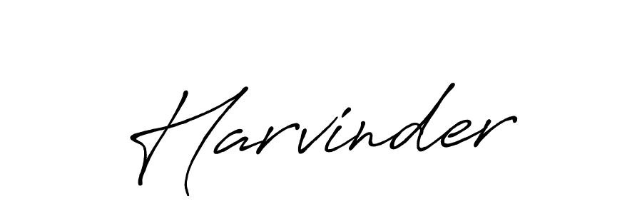 Harvinder stylish signature style. Best Handwritten Sign (Antro_Vectra_Bolder) for my name. Handwritten Signature Collection Ideas for my name Harvinder. Harvinder signature style 7 images and pictures png