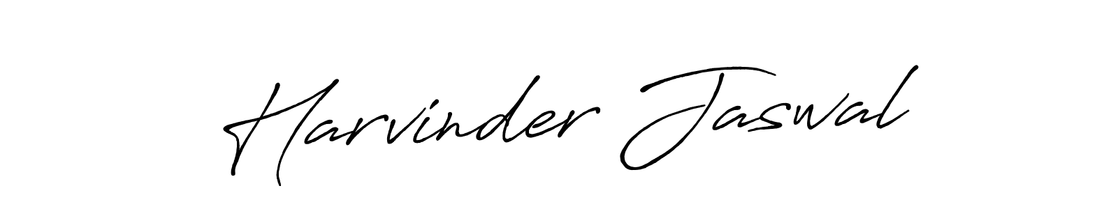 Use a signature maker to create a handwritten signature online. With this signature software, you can design (Antro_Vectra_Bolder) your own signature for name Harvinder Jaswal. Harvinder Jaswal signature style 7 images and pictures png
