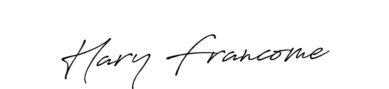 Similarly Antro_Vectra_Bolder is the best handwritten signature design. Signature creator online .You can use it as an online autograph creator for name Hary Francome. Hary Francome signature style 7 images and pictures png