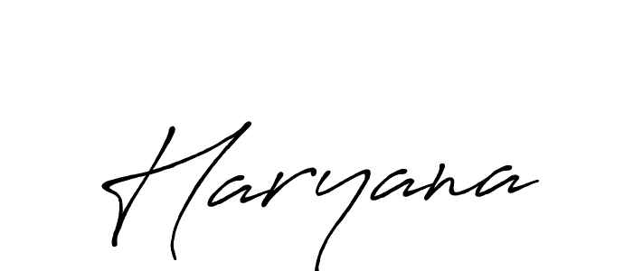 How to make Haryana name signature. Use Antro_Vectra_Bolder style for creating short signs online. This is the latest handwritten sign. Haryana signature style 7 images and pictures png
