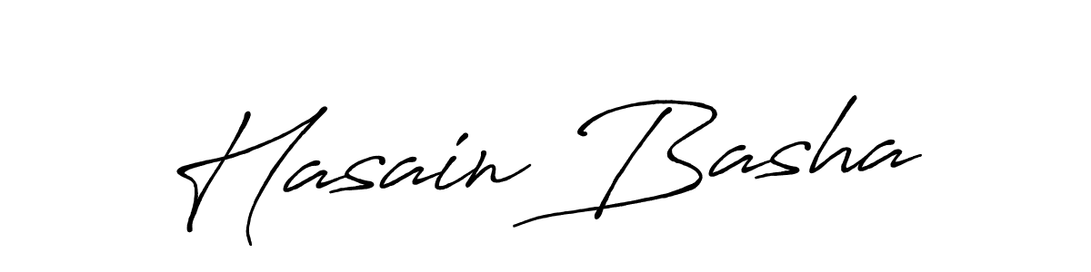 The best way (Antro_Vectra_Bolder) to make a short signature is to pick only two or three words in your name. The name Hasain Basha include a total of six letters. For converting this name. Hasain Basha signature style 7 images and pictures png