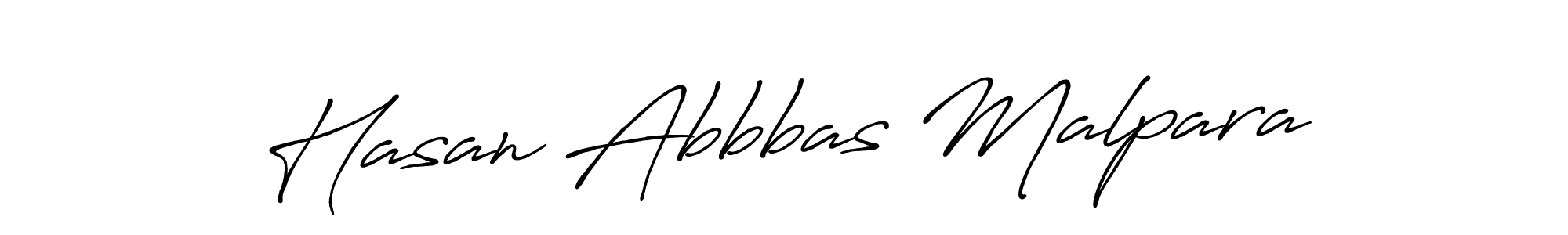 Make a short Hasan Abbbas Malpara signature style. Manage your documents anywhere anytime using Antro_Vectra_Bolder. Create and add eSignatures, submit forms, share and send files easily. Hasan Abbbas Malpara signature style 7 images and pictures png