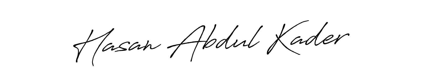 Use a signature maker to create a handwritten signature online. With this signature software, you can design (Antro_Vectra_Bolder) your own signature for name Hasan Abdul Kader. Hasan Abdul Kader signature style 7 images and pictures png