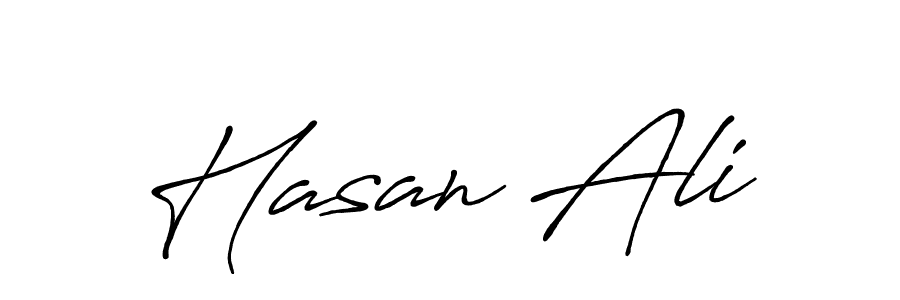 Create a beautiful signature design for name Hasan Ali. With this signature (Antro_Vectra_Bolder) fonts, you can make a handwritten signature for free. Hasan Ali signature style 7 images and pictures png