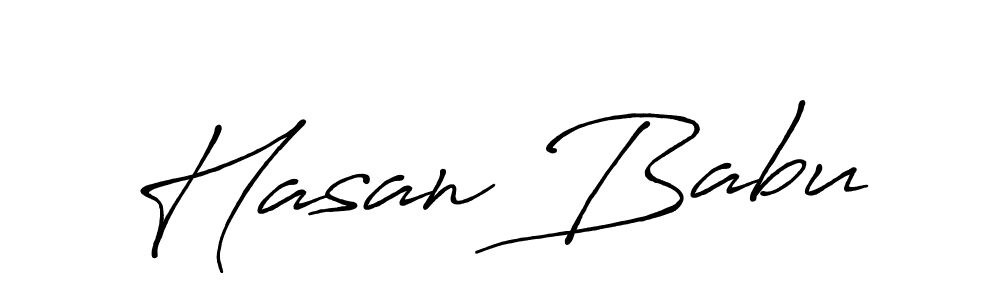 Antro_Vectra_Bolder is a professional signature style that is perfect for those who want to add a touch of class to their signature. It is also a great choice for those who want to make their signature more unique. Get Hasan Babu name to fancy signature for free. Hasan Babu signature style 7 images and pictures png