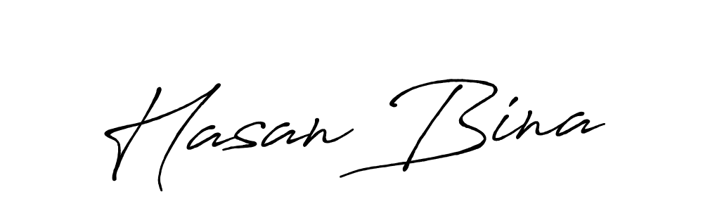 Similarly Antro_Vectra_Bolder is the best handwritten signature design. Signature creator online .You can use it as an online autograph creator for name Hasan Bina. Hasan Bina signature style 7 images and pictures png