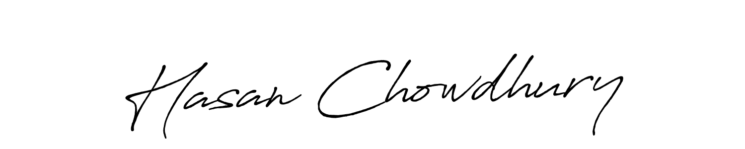 Also You can easily find your signature by using the search form. We will create Hasan Chowdhury name handwritten signature images for you free of cost using Antro_Vectra_Bolder sign style. Hasan Chowdhury signature style 7 images and pictures png