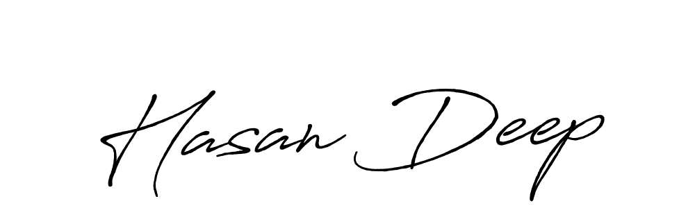 Create a beautiful signature design for name Hasan Deep. With this signature (Antro_Vectra_Bolder) fonts, you can make a handwritten signature for free. Hasan Deep signature style 7 images and pictures png