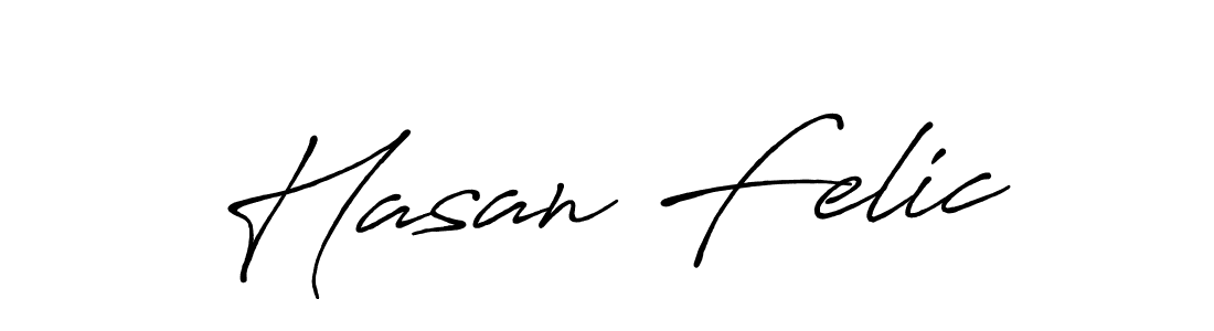Use a signature maker to create a handwritten signature online. With this signature software, you can design (Antro_Vectra_Bolder) your own signature for name Hasan Felic. Hasan Felic signature style 7 images and pictures png