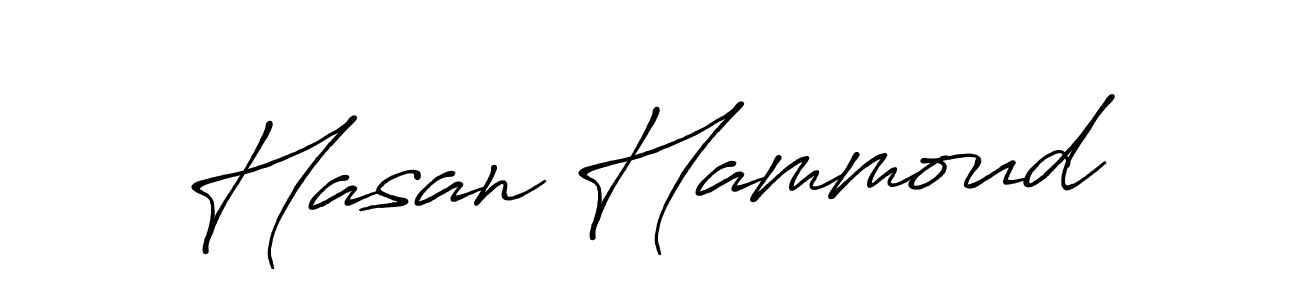 Also we have Hasan Hammoud name is the best signature style. Create professional handwritten signature collection using Antro_Vectra_Bolder autograph style. Hasan Hammoud signature style 7 images and pictures png