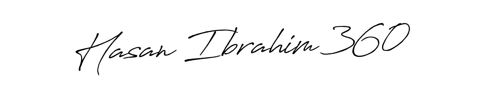 How to make Hasan Ibrahim 360 name signature. Use Antro_Vectra_Bolder style for creating short signs online. This is the latest handwritten sign. Hasan Ibrahim 360 signature style 7 images and pictures png