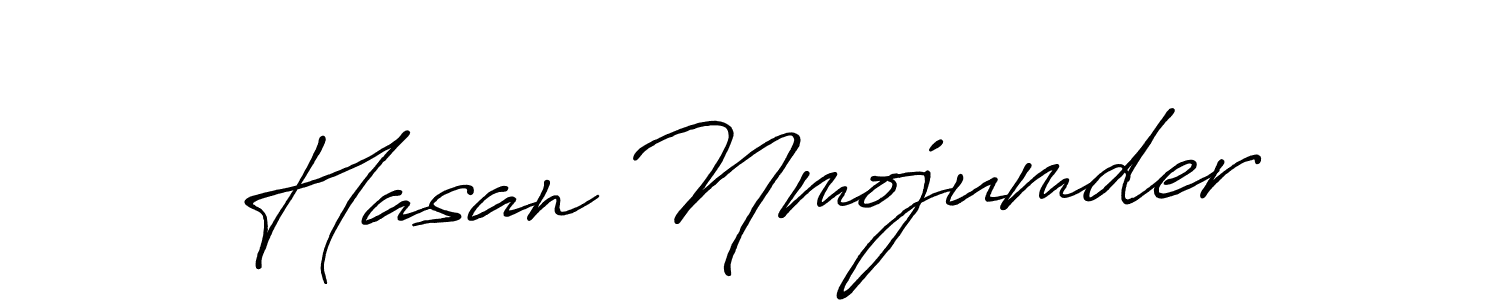 Hasan Nmojumder stylish signature style. Best Handwritten Sign (Antro_Vectra_Bolder) for my name. Handwritten Signature Collection Ideas for my name Hasan Nmojumder. Hasan Nmojumder signature style 7 images and pictures png