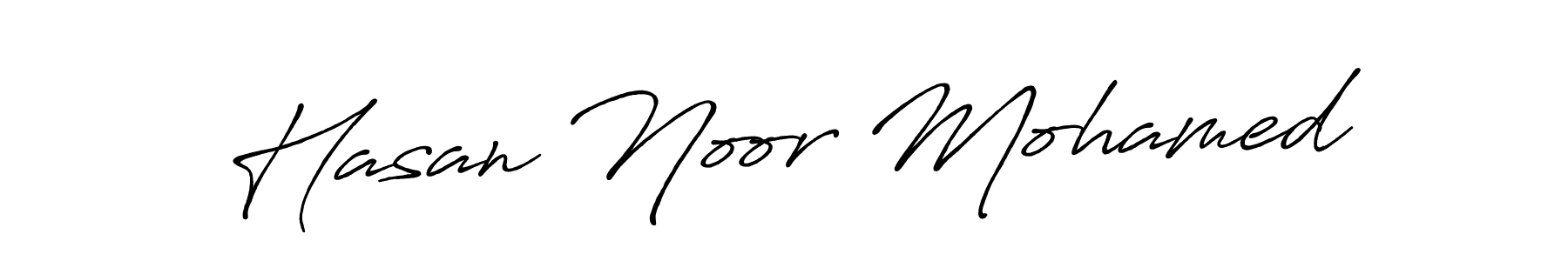 Hasan Noor Mohamed stylish signature style. Best Handwritten Sign (Antro_Vectra_Bolder) for my name. Handwritten Signature Collection Ideas for my name Hasan Noor Mohamed. Hasan Noor Mohamed signature style 7 images and pictures png