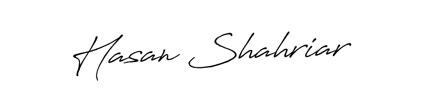 Once you've used our free online signature maker to create your best signature Antro_Vectra_Bolder style, it's time to enjoy all of the benefits that Hasan Shahriar name signing documents. Hasan Shahriar signature style 7 images and pictures png