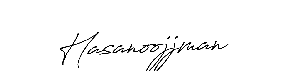 Hasanoojjman stylish signature style. Best Handwritten Sign (Antro_Vectra_Bolder) for my name. Handwritten Signature Collection Ideas for my name Hasanoojjman. Hasanoojjman signature style 7 images and pictures png