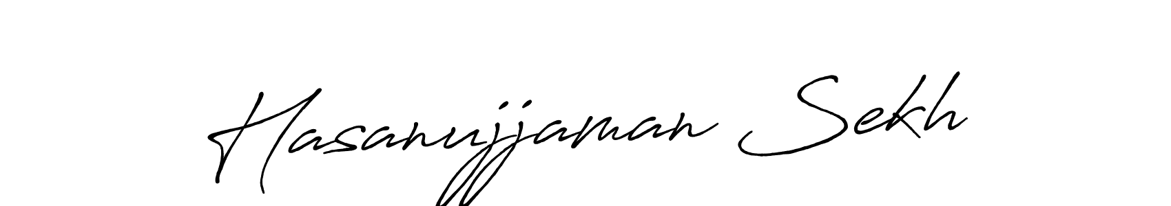 The best way (Antro_Vectra_Bolder) to make a short signature is to pick only two or three words in your name. The name Hasanujjaman Sekh include a total of six letters. For converting this name. Hasanujjaman Sekh signature style 7 images and pictures png