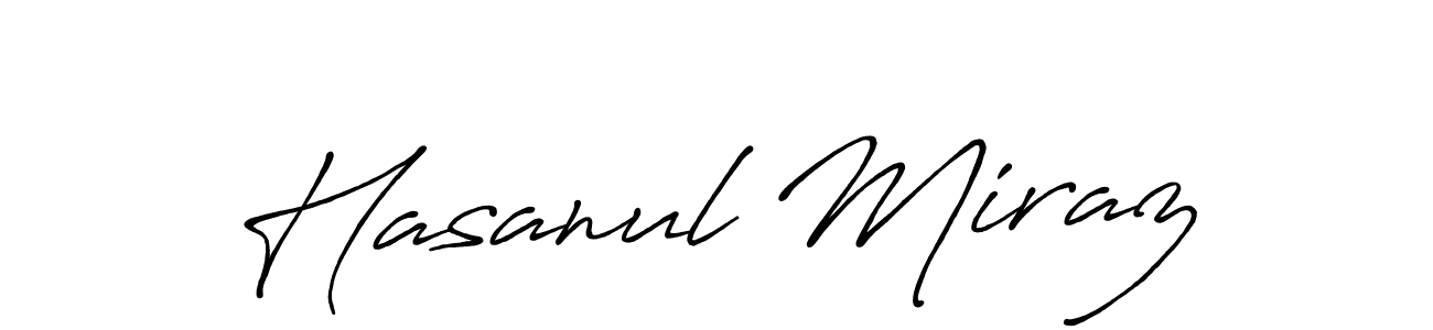 How to make Hasanul Miraz name signature. Use Antro_Vectra_Bolder style for creating short signs online. This is the latest handwritten sign. Hasanul Miraz signature style 7 images and pictures png