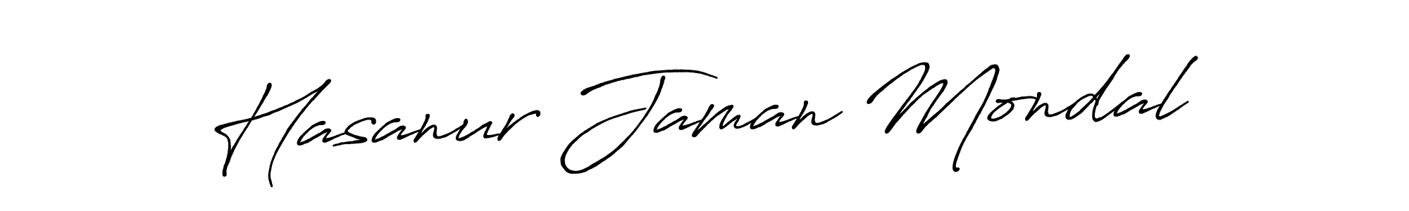 Design your own signature with our free online signature maker. With this signature software, you can create a handwritten (Antro_Vectra_Bolder) signature for name Hasanur Jaman Mondal. Hasanur Jaman Mondal signature style 7 images and pictures png