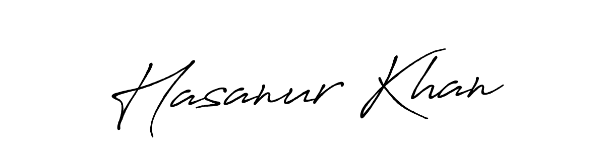 How to make Hasanur Khan name signature. Use Antro_Vectra_Bolder style for creating short signs online. This is the latest handwritten sign. Hasanur Khan signature style 7 images and pictures png