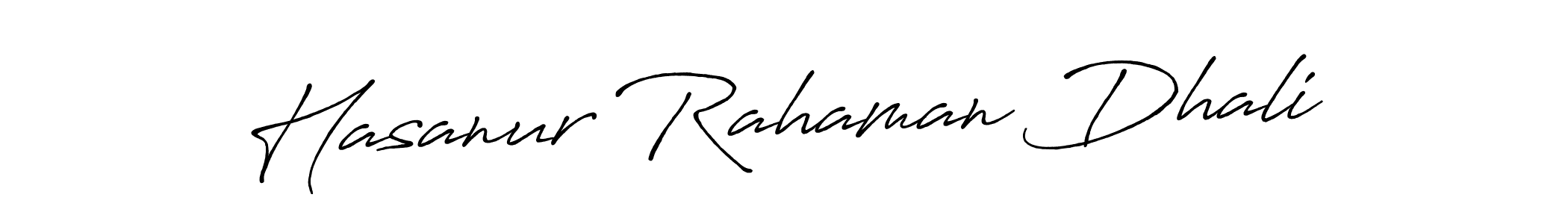 The best way (Antro_Vectra_Bolder) to make a short signature is to pick only two or three words in your name. The name Hasanur Rahaman Dhali include a total of six letters. For converting this name. Hasanur Rahaman Dhali signature style 7 images and pictures png