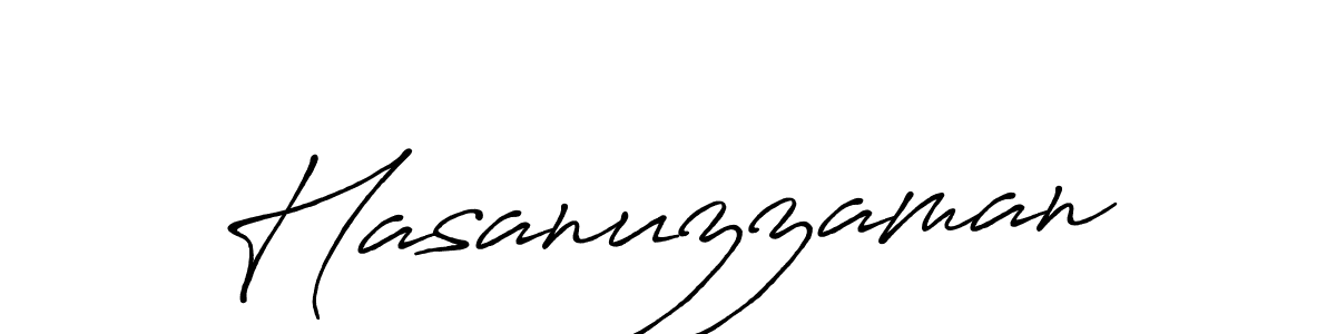 Use a signature maker to create a handwritten signature online. With this signature software, you can design (Antro_Vectra_Bolder) your own signature for name Hasanuzzaman. Hasanuzzaman signature style 7 images and pictures png