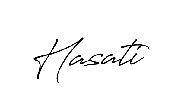 How to make Hasati signature? Antro_Vectra_Bolder is a professional autograph style. Create handwritten signature for Hasati name. Hasati signature style 7 images and pictures png