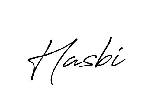 Also we have Hasbi name is the best signature style. Create professional handwritten signature collection using Antro_Vectra_Bolder autograph style. Hasbi signature style 7 images and pictures png