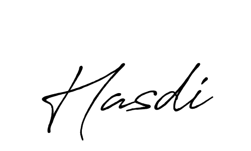 Design your own signature with our free online signature maker. With this signature software, you can create a handwritten (Antro_Vectra_Bolder) signature for name Hasdi. Hasdi signature style 7 images and pictures png