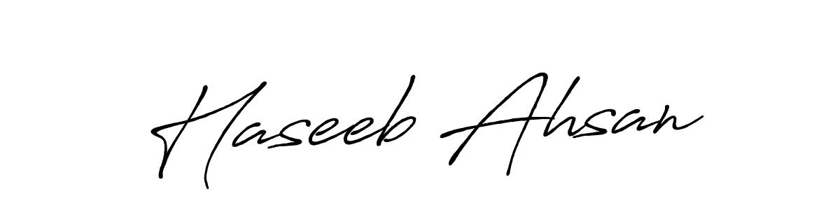 How to make Haseeb Ahsan signature? Antro_Vectra_Bolder is a professional autograph style. Create handwritten signature for Haseeb Ahsan name. Haseeb Ahsan signature style 7 images and pictures png