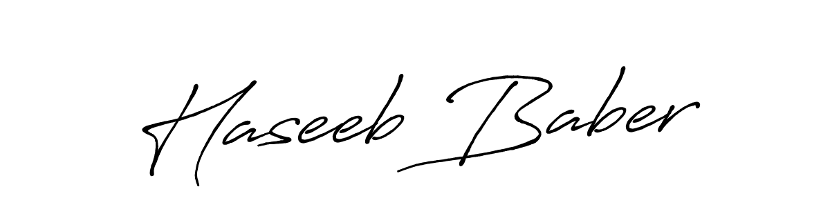 You should practise on your own different ways (Antro_Vectra_Bolder) to write your name (Haseeb Baber) in signature. don't let someone else do it for you. Haseeb Baber signature style 7 images and pictures png