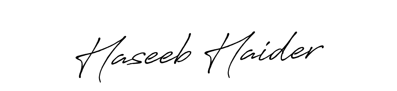 How to make Haseeb Haider signature? Antro_Vectra_Bolder is a professional autograph style. Create handwritten signature for Haseeb Haider name. Haseeb Haider signature style 7 images and pictures png