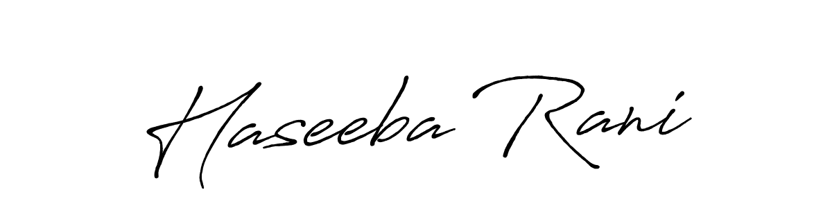 if you are searching for the best signature style for your name Haseeba Rani. so please give up your signature search. here we have designed multiple signature styles  using Antro_Vectra_Bolder. Haseeba Rani signature style 7 images and pictures png