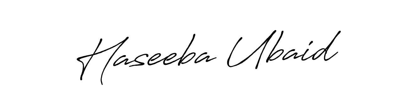 Make a short Haseeba Ubaid signature style. Manage your documents anywhere anytime using Antro_Vectra_Bolder. Create and add eSignatures, submit forms, share and send files easily. Haseeba Ubaid signature style 7 images and pictures png