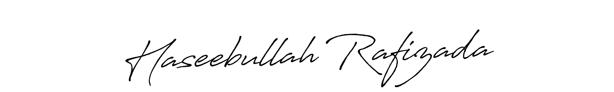 Use a signature maker to create a handwritten signature online. With this signature software, you can design (Antro_Vectra_Bolder) your own signature for name Haseebullah Rafizada. Haseebullah Rafizada signature style 7 images and pictures png
