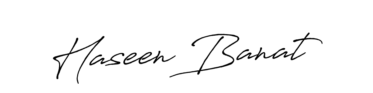 Also we have Haseen Banat name is the best signature style. Create professional handwritten signature collection using Antro_Vectra_Bolder autograph style. Haseen Banat signature style 7 images and pictures png