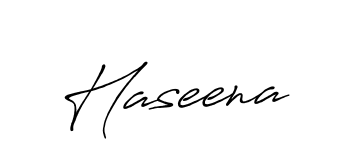 Use a signature maker to create a handwritten signature online. With this signature software, you can design (Antro_Vectra_Bolder) your own signature for name Haseena. Haseena signature style 7 images and pictures png