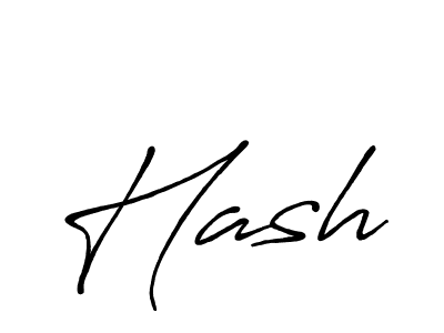 Design your own signature with our free online signature maker. With this signature software, you can create a handwritten (Antro_Vectra_Bolder) signature for name Hash. Hash signature style 7 images and pictures png