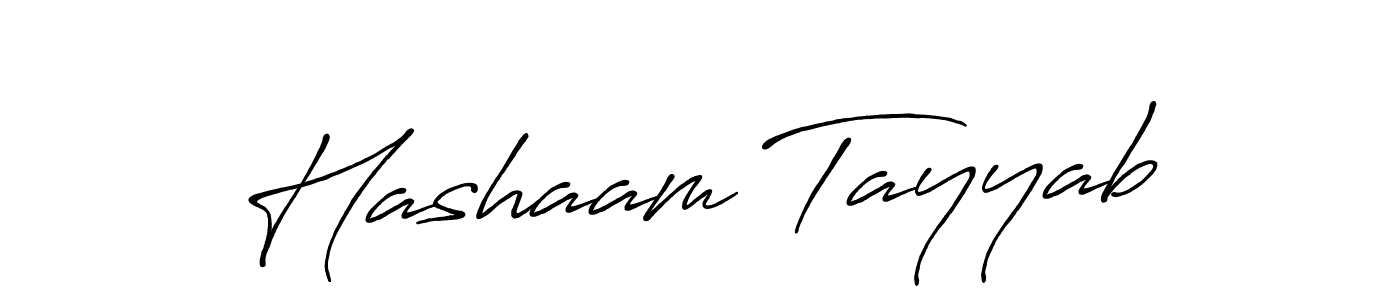 The best way (Antro_Vectra_Bolder) to make a short signature is to pick only two or three words in your name. The name Hashaam Tayyab include a total of six letters. For converting this name. Hashaam Tayyab signature style 7 images and pictures png