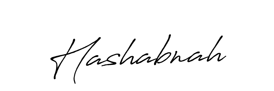 Create a beautiful signature design for name Hashabnah. With this signature (Antro_Vectra_Bolder) fonts, you can make a handwritten signature for free. Hashabnah signature style 7 images and pictures png