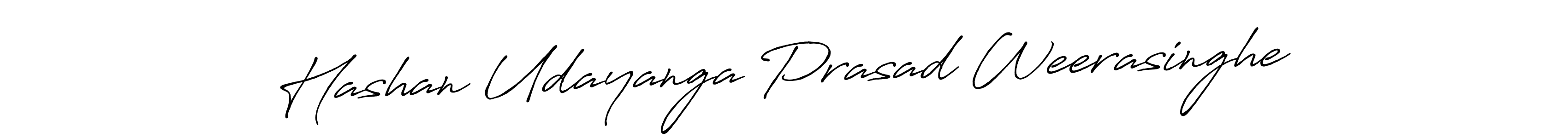 Make a beautiful signature design for name Hashan Udayanga Prasad Weerasinghe. With this signature (Antro_Vectra_Bolder) style, you can create a handwritten signature for free. Hashan Udayanga Prasad Weerasinghe signature style 7 images and pictures png