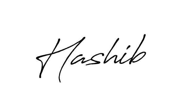 Use a signature maker to create a handwritten signature online. With this signature software, you can design (Antro_Vectra_Bolder) your own signature for name Hashib. Hashib signature style 7 images and pictures png